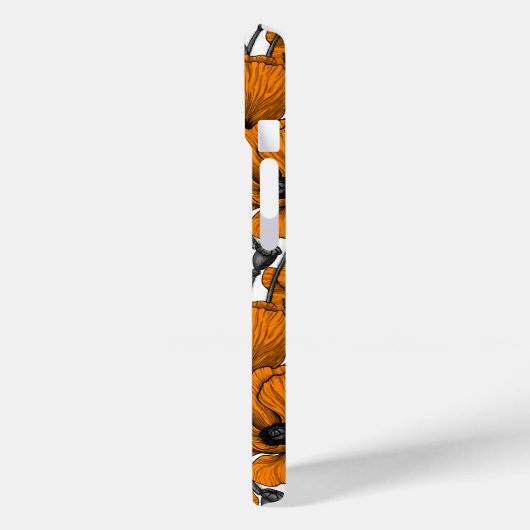 Orangenpflücke auf weiß Case-Mate iPhone hülle (Rückseite / Links)