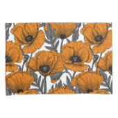 Orangenpflücke auf weiß kissenbezug (Vorderseite-Rechts)