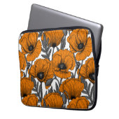 Orangenpflücke auf weiß laptopschutzhülle (Vorderseite Links)