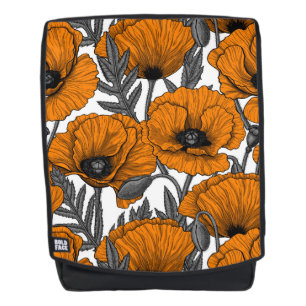 Orangenpflücke auf weiß rucksack