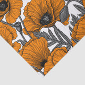 Orangenpflücke auf weiß seidenpapier (Ausschnitt)