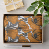 Orangenpflücke auf weiß seidenpapier (Geschenk)