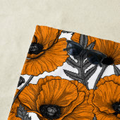 Orangenpflücke auf weiß strandtuch (Beispiel)