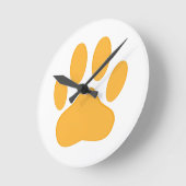 Orangenpfropf Runde Wanduhr (Winkel)