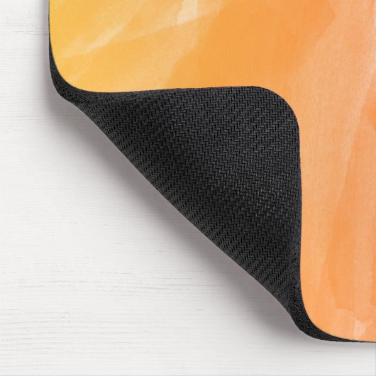 Orangenpinsel Mousepad (Ecke)