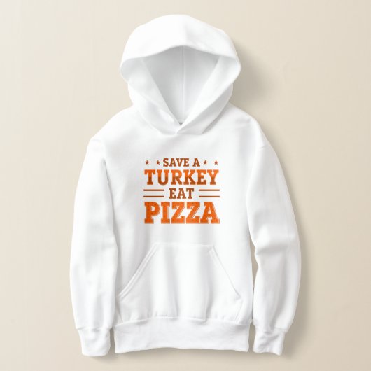Orangenpizza rettend Pizza Hoodie (Ablage )