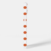 Orangenpolka-Punkte Case-Mate iPhone Hülle (Rückseite / Rechts)