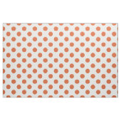 Orangenpolka-Punkte Stoff (Fat Quarter (45,7 x 55,9 cm))