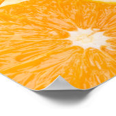 Orangenposter Poster (Ecke)