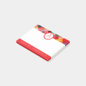 Orangenqualität Post-it Klebezettel (angewinkelt)