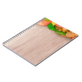 Orangenrot Notizblock (Linke Seite)