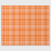 Orangens Karo Geschenkpapier (Flach)