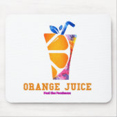 Orangensaft 2 mousepad (Vorne)