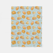 Orangensaft Fleecedecke (Vorderseite)