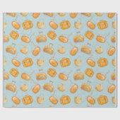 Orangensaft Geschenkpapier (Flach)