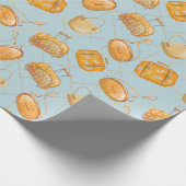 Orangensaft Geschenkpapier (Ecke)