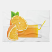 Orangensaft Geschirrtuch (Horizontal)