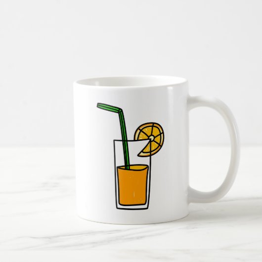 Orangensaft Kaffeetasse (Rechts)