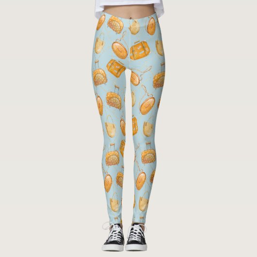 Orangensaft Leggings (Vorderseite)