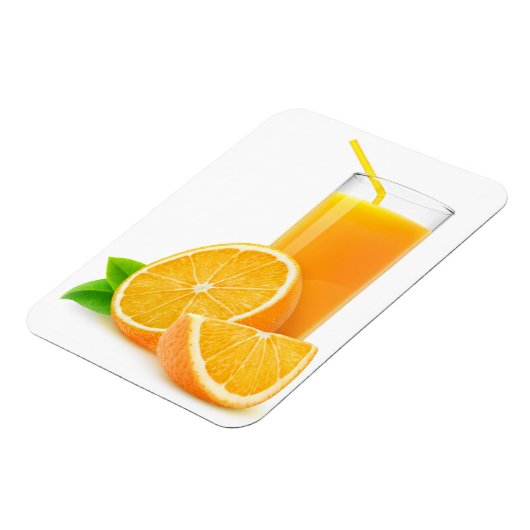 Orangensaft Magnet (Linke Seite)