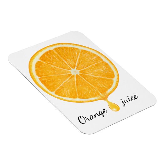 Orangensaft Magnet (Rechte Seite)