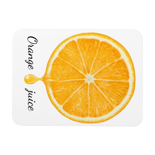 Orangensaft Magnet (Horizontal)