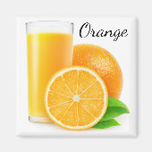 Orangensaft Magnet (Vorne)