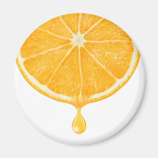Orangensaft Magnet (Vorne)