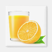 Orangensaft Magnet (Vorne)