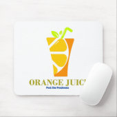 Orangensaft Mousepad (Mit Mouse)