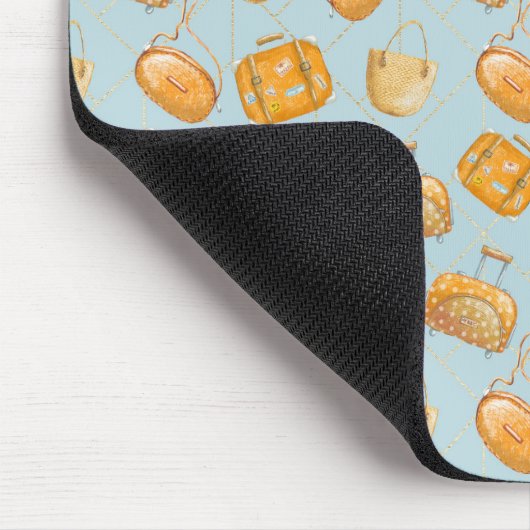 Orangensaft Mousepad (Ecke)