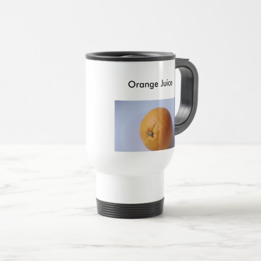 Orangensaft, Orangensaft Reisebecher (VorderseiteRechts)