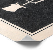 Orangensaft Poster (Ecke)