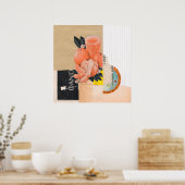 Orangensaft Poster (Küche)