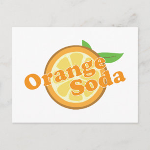 Orangensaft Postkarte