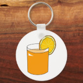 Orangensaft Schlüsselanhänger (Vorderseite)