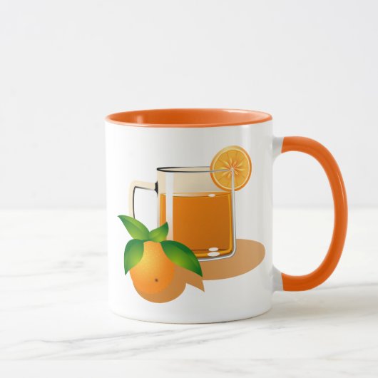 Orangensaft Tasse (Rechts)