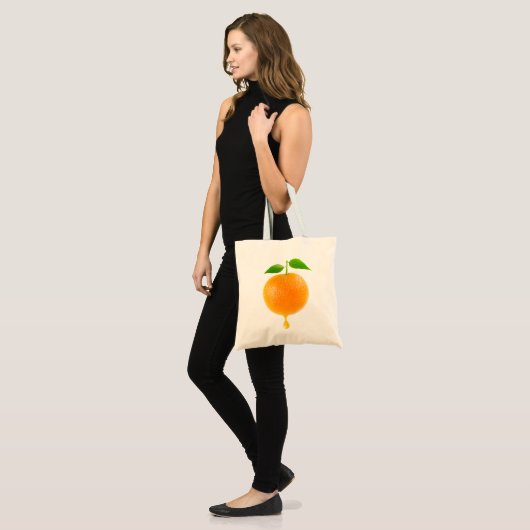 Orangensaft Tragetasche (Vorderseite (Model))