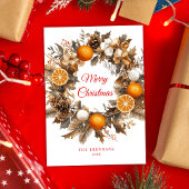 Orangensaft Zitrus Wreath Elegante Weihnachten