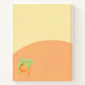 Orangensaftbox Notizblock (Rückseite)