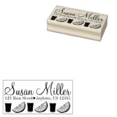 OrangensaftCitrus Fruit Slice, frisch gepresst Gummistempel (Stempel)