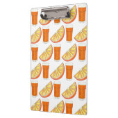 OrangensaftCitrus Fruit Slice, frisch gepresst Klemmbrett (Links)