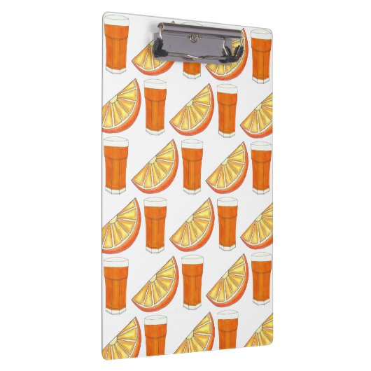 OrangensaftCitrus Fruit Slice, frisch gepresst Klemmbrett (Rechts)