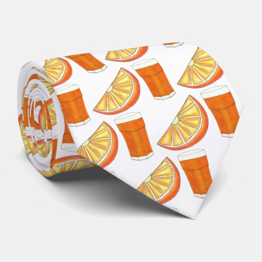 OrangensaftCitrus Fruit Slice, frisch gepresst Krawatte (Gerollt)