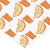 OrangensaftCitrus Fruit Slice, frisch gepresst Kurzer Tischläufer (Ecke)