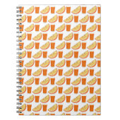 OrangensaftCitrus Fruit Slice, frisch gepresst Notizblock (Vorderseite)
