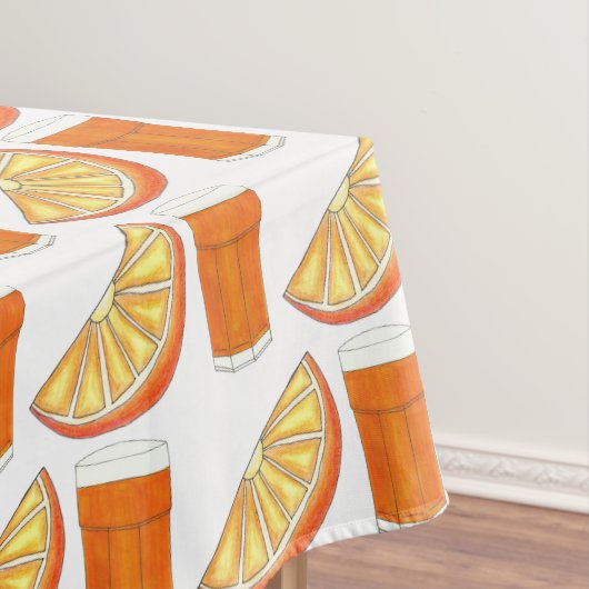 OrangensaftCitrus Fruit Slice, frisch gepresst Tischdecke (Beispiel)