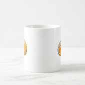 Orangenschale Klassischer Becher Kaffeetasse (Mittel)