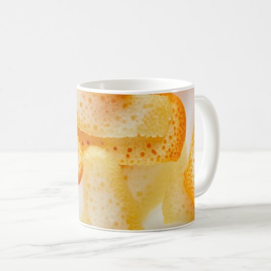 Orangenschalen Kaffeetasse (VorderseiteRechts)