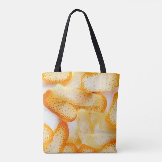 Orangenschalen Tasche (Rückseite)